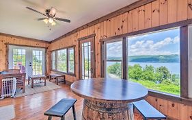 Watkins Glen Lakeview Cottage With Waterfall!